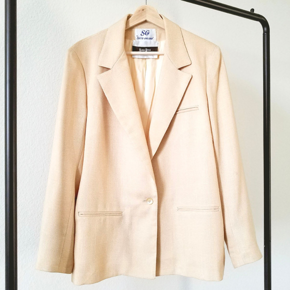 VINTAGE SG by Suits Galore Blazer Sz 6 / M - Picture 2 of 8